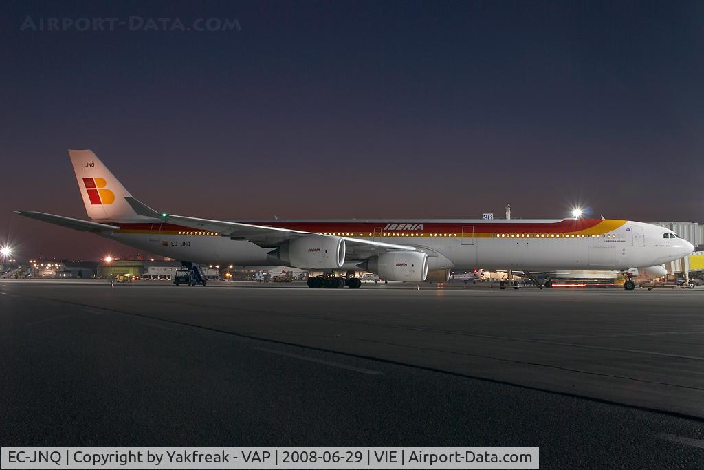 EC-JNQ, 2005 Airbus A340-642 C/N 727, Iberia Airbus 340-600