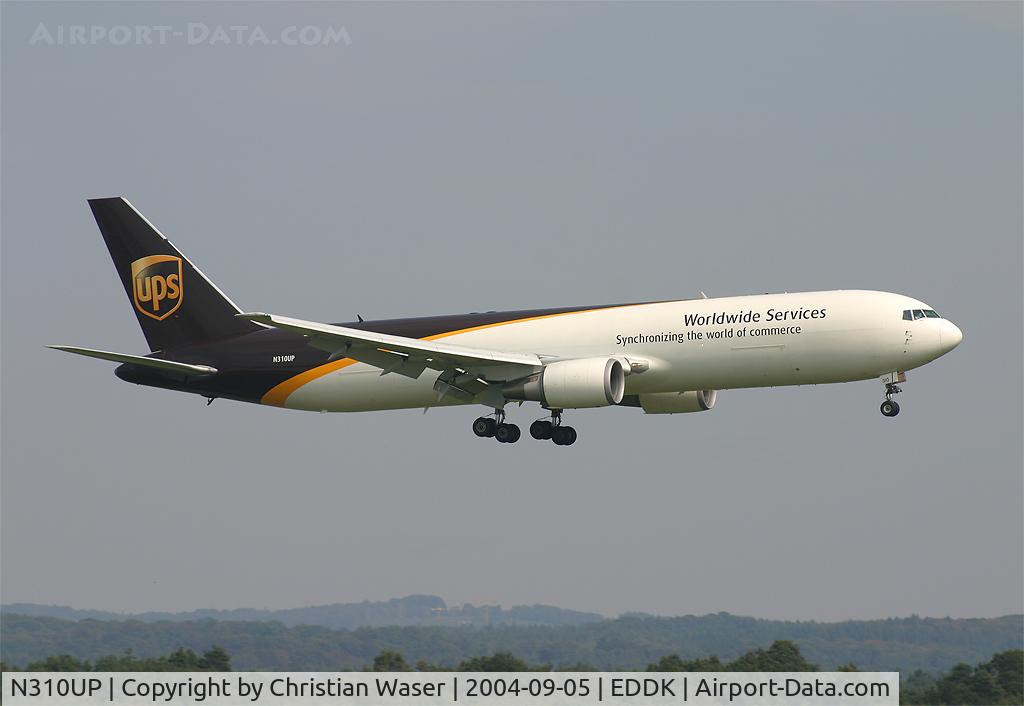 N310UP, 1996 Boeing 767-34AF C/N 27762, UPS