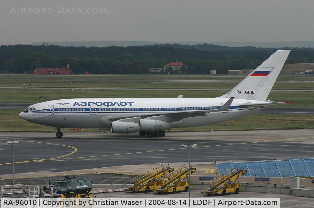 RA-96010, 1994 Ilyushin Il-96-300 C/N 74393201007, Aeroflot