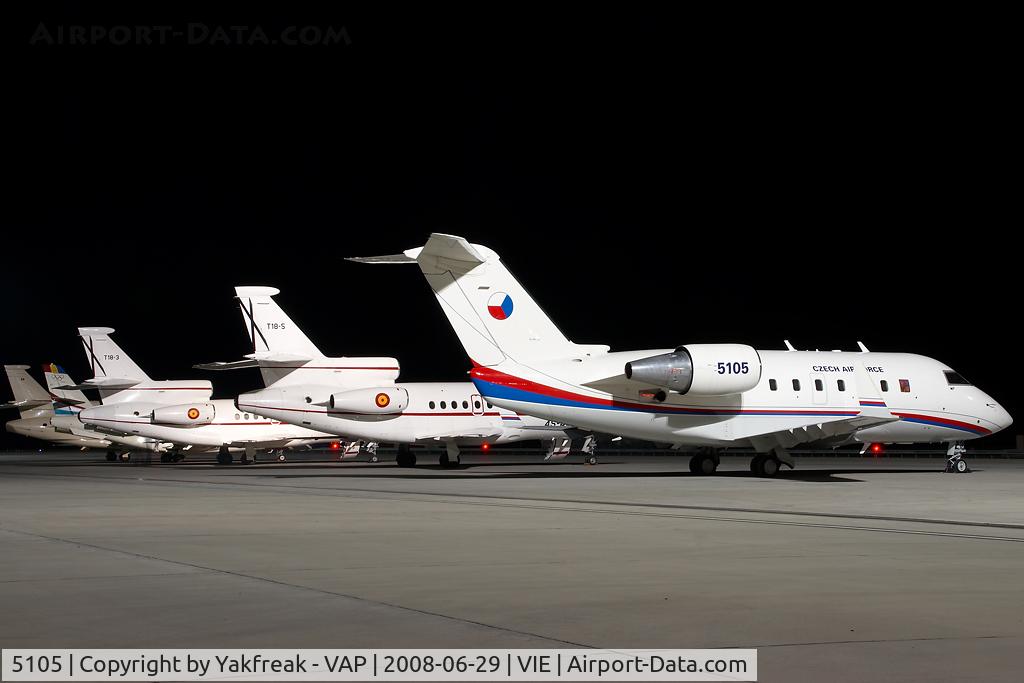 5105, 1999 Bombardier Challenger 601-3A (CL-600-2B16) C/N 5105, Czech Air Force CL600
