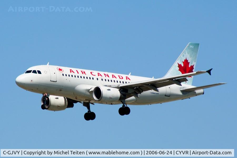 C-GJVY, 2002 Airbus A319-112 C/N 1742, Air Canada