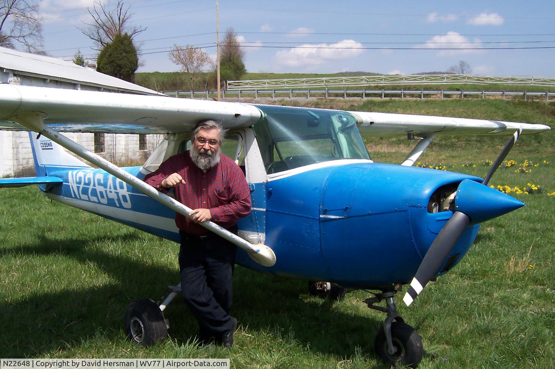 N22648, 1968 Cessna 150H C/N 15068425, 40th Birthday of this airplane. Pence Springs (WV77) April 10, 2008
