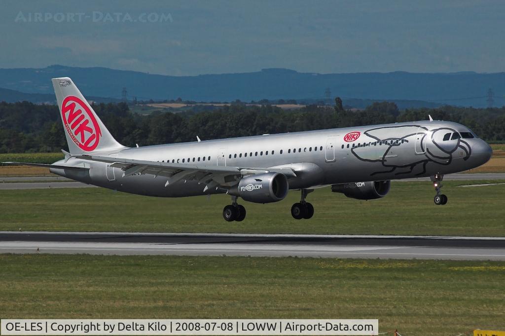 OE-LES, 2008 Airbus A321-211 C/N 3504, NIKIS A321