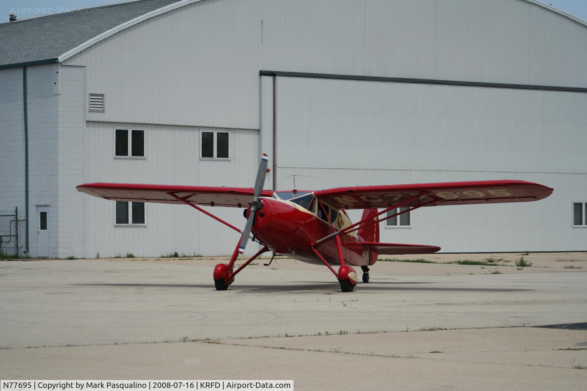 N77695, 1947 Fairchild 24R-46 C/N R46336, Fairchild 24R-46