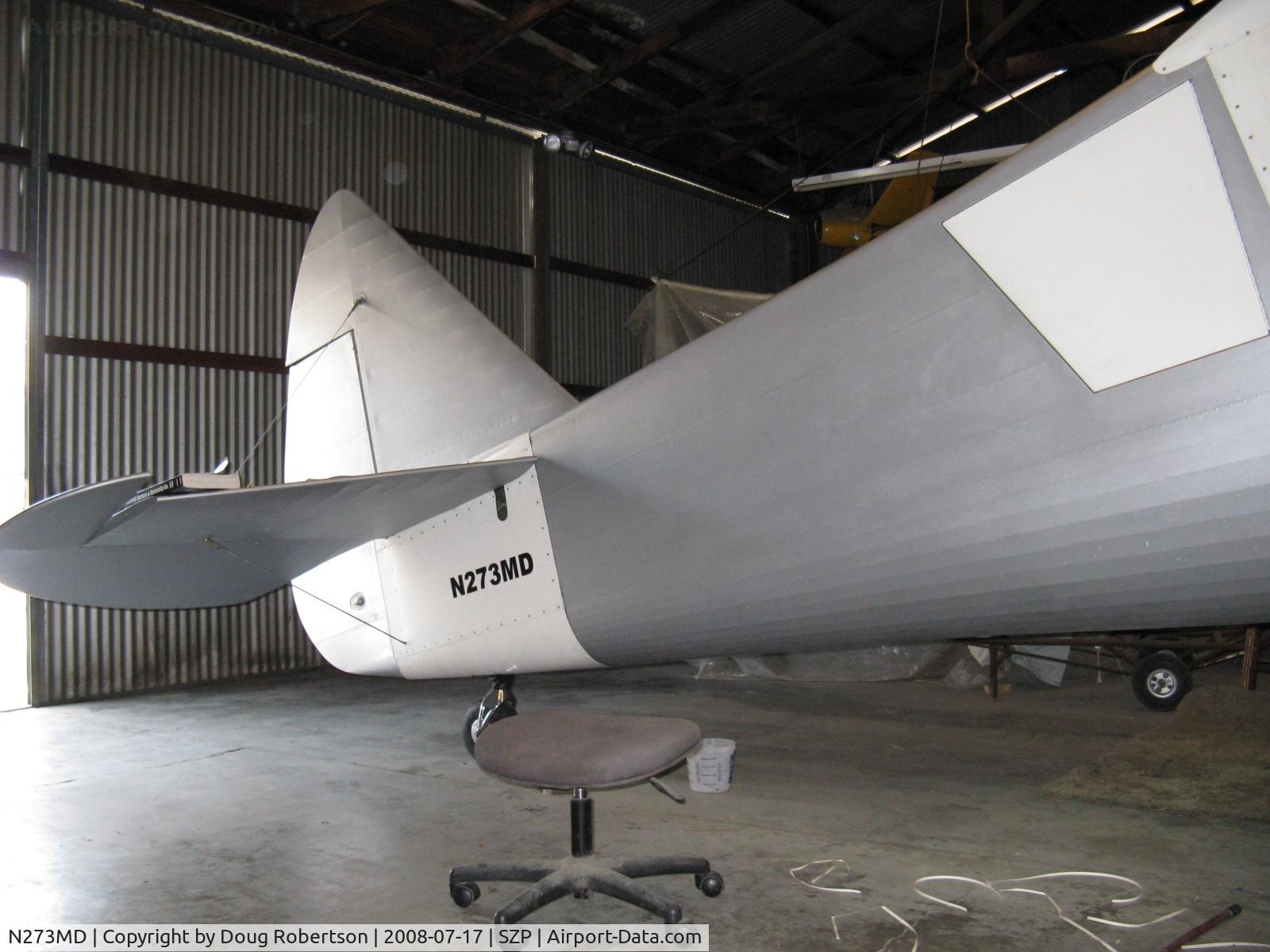 N273MD, 2008 Dickenson Howard DGA-21 (Replicate) C/N 001, Dickenson Howard DGA-21 'Flying D', Experimental class, P&W R-1340-57 600 Hp Wasp radial, N number on at last!