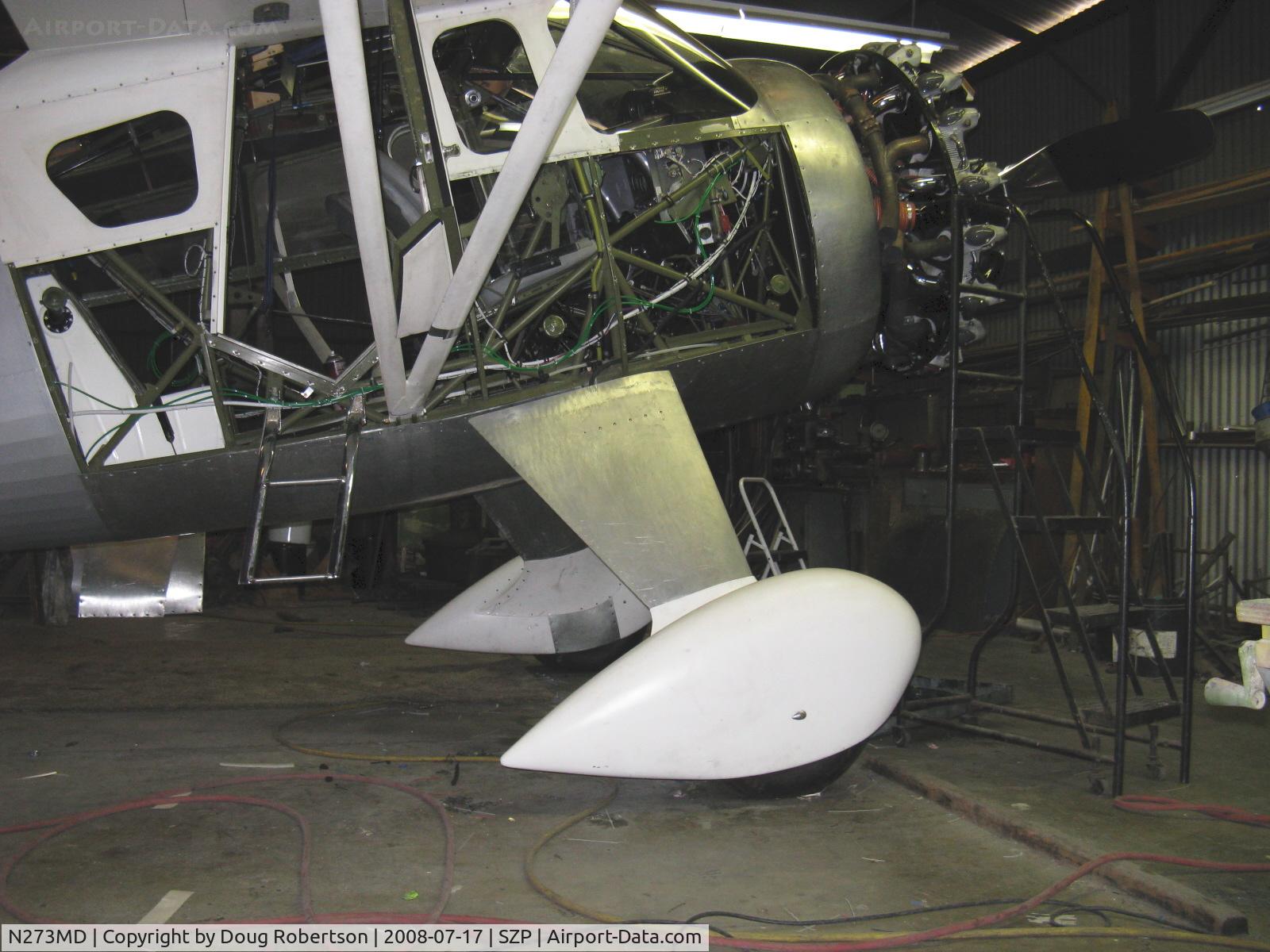 N273MD, 2008 Dickenson Howard DGA-21 (Replicate) C/N 001, Dickenson Howard DGA-21 'Flying D' Experimental class, P&W R-1340-57 600 Hp Wasp radial, snazzy pants and attractive wheel fairings