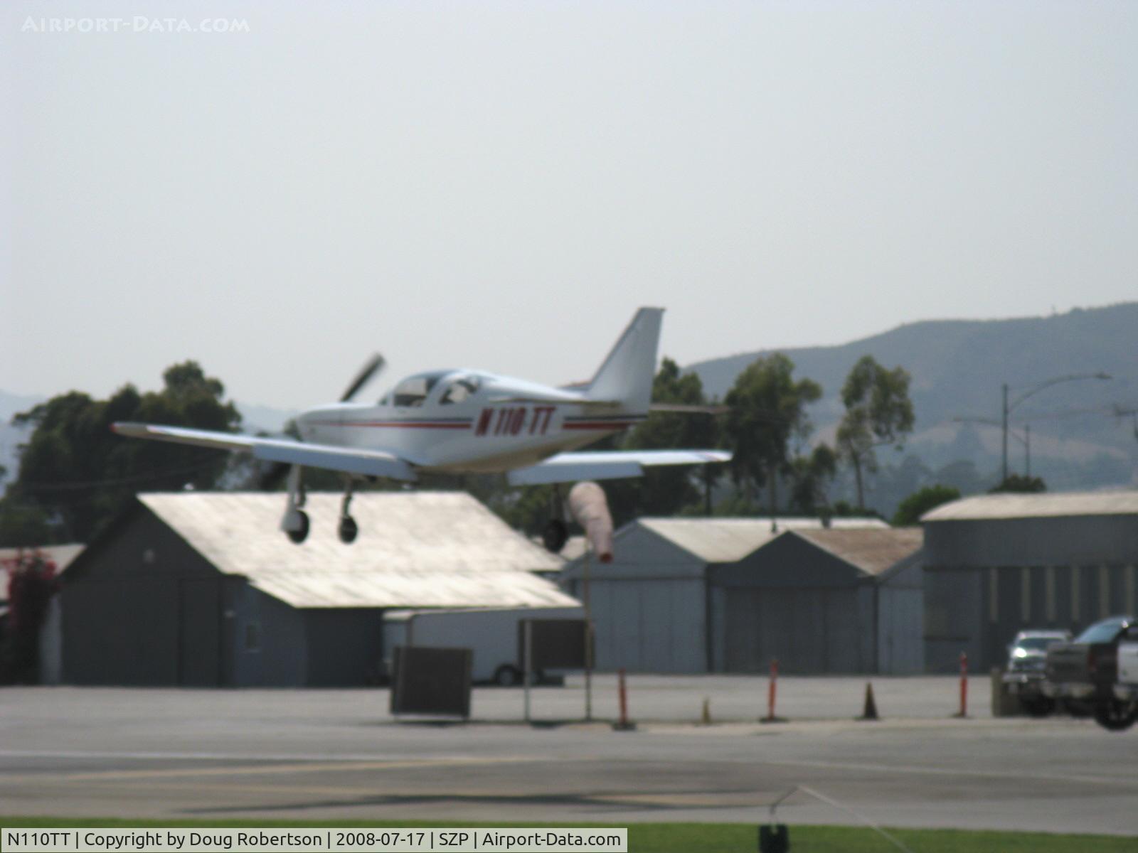 N110TT, Stoddard-Hamilton Glasair III SH-3R C/N 3205, 1994 Kirk Stoddard-Hamilton SH-3R GLASAIR III, fast landing Rwy 22