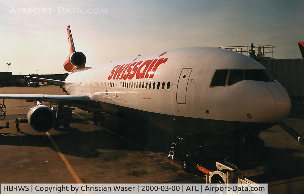 HB-IWS, 1992 McDonnell Douglas MD-11 C/N 48485, Swissair
