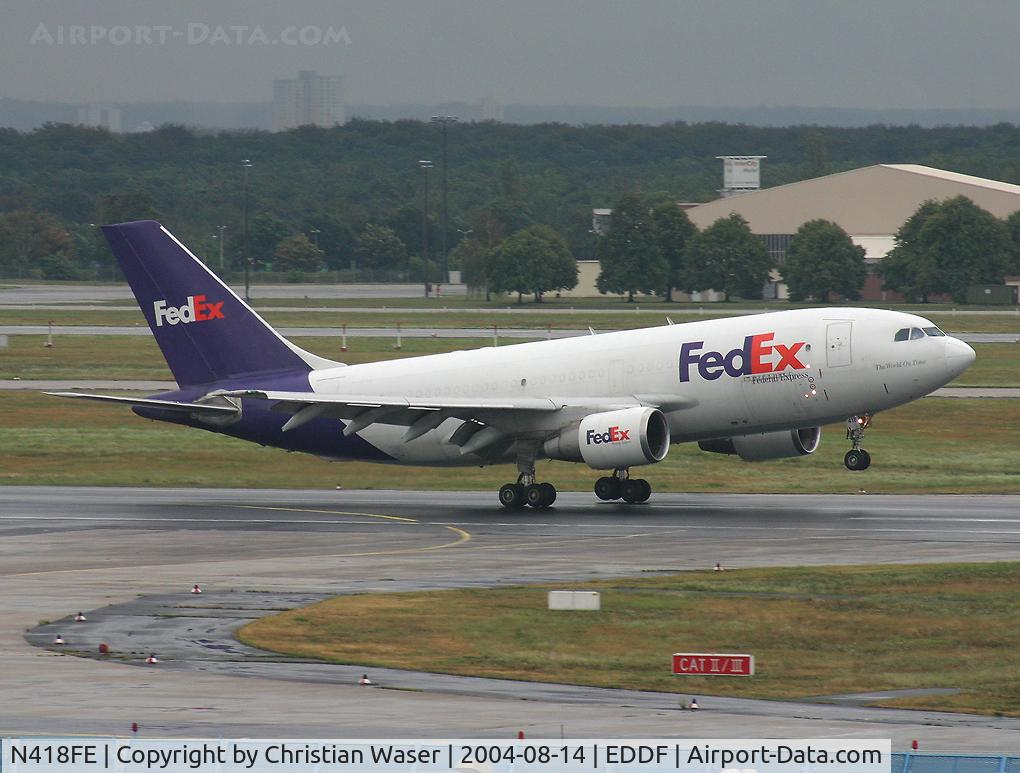 N418FE, 1985 Airbus A310-222 C/N 343, Fedex