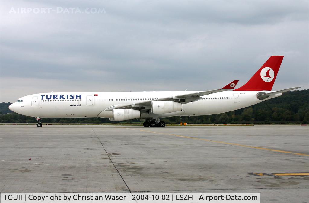 TC-JII, 2000 Airbus A340-313 C/N 331, Turkish Airlines