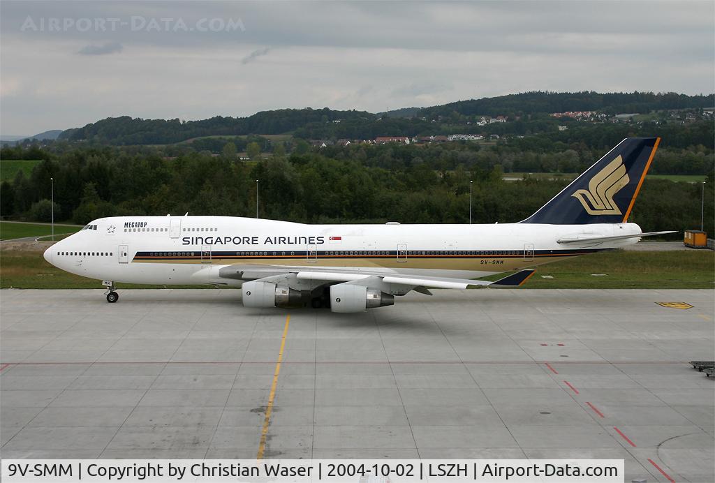 9V-SMM, 1992 Boeing 747-412 C/N 26547, Singapore Airlines