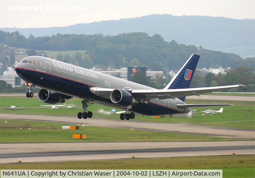 N641UA, 1991 Boeing 767-322/ER C/N 25091, United Airlines