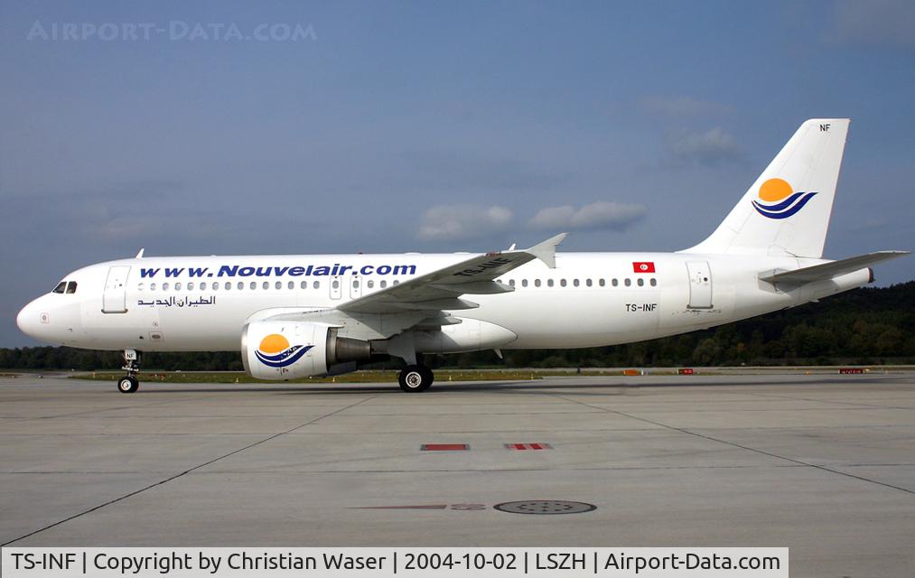 TS-INF, 1992 Airbus A320-212 C/N 299, Nouvelair