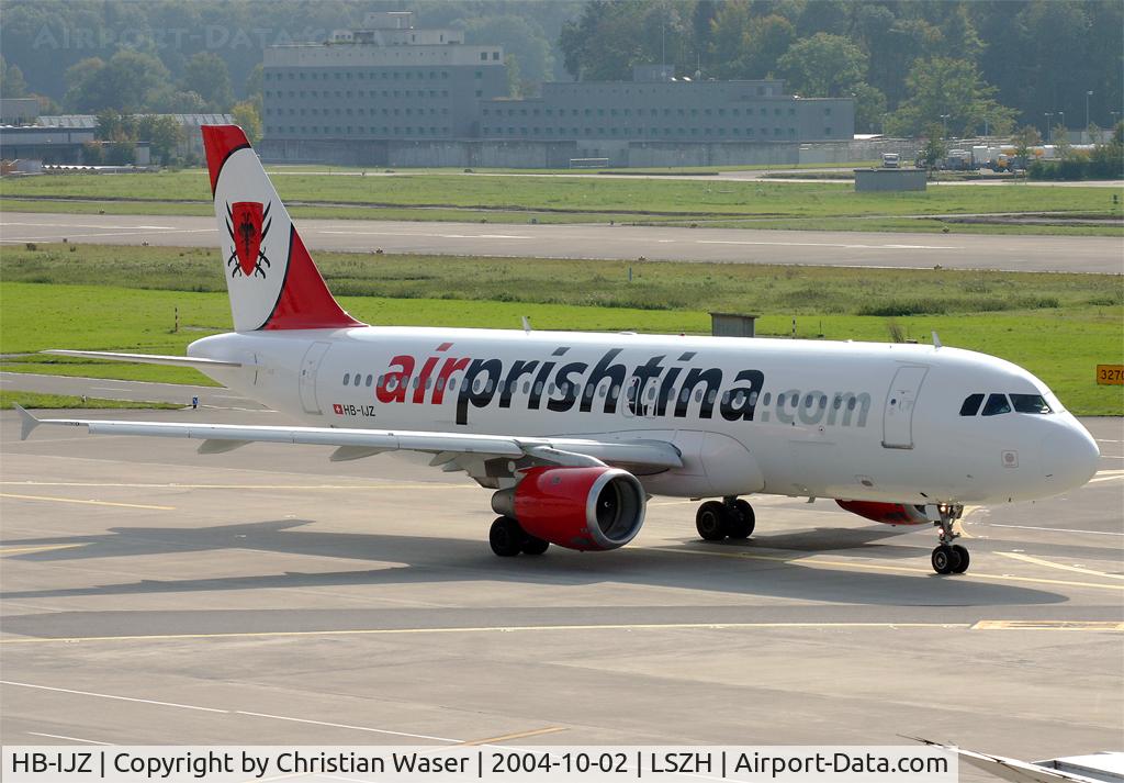 HB-IJZ, 1991 Airbus A320-211 C/N 211, Air Pristhina