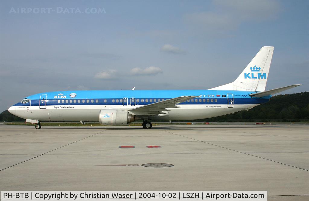 PH-BTB, 1992 Boeing 737-406 C/N 25423, KLM