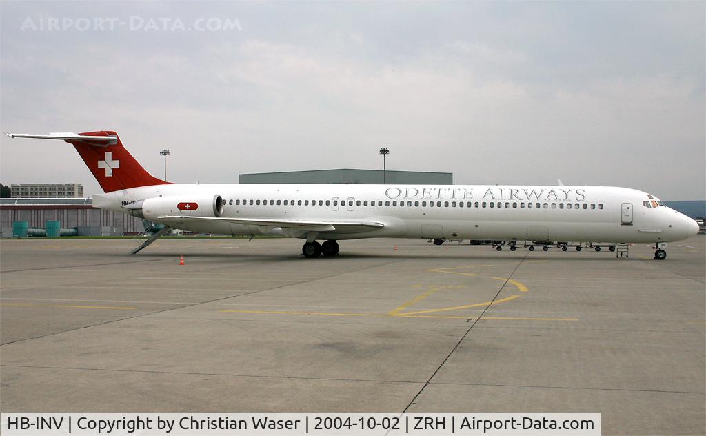 HB-INV, 1987 McDonnell Douglas MD-83 (DC-9-83) C/N 49359, Odette Airways