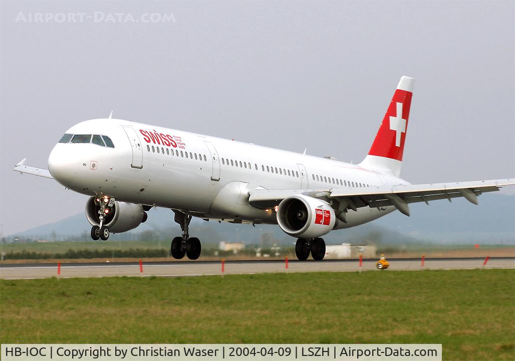 HB-IOC, 1995 Airbus A321-111 C/N 520, Swiss