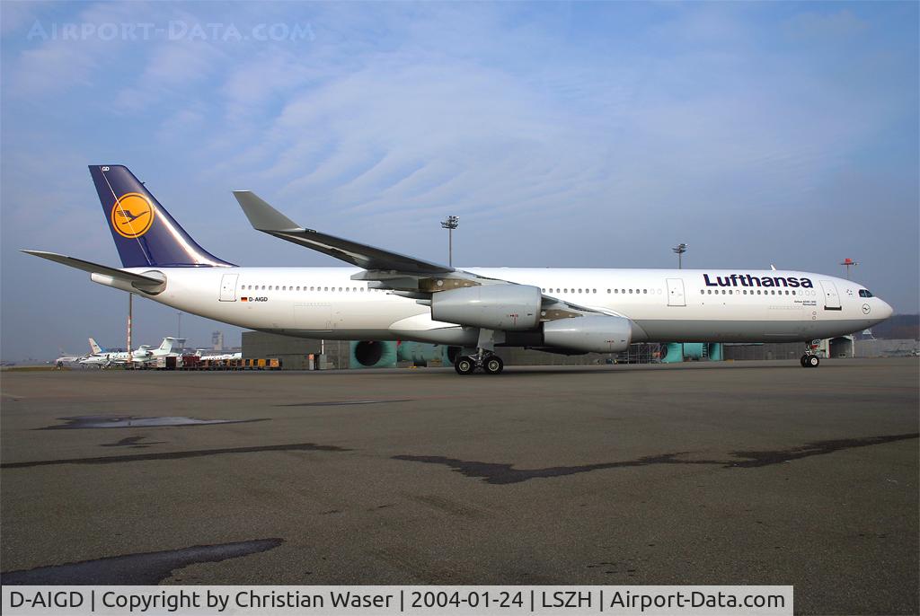 D-AIGD, 1993 Airbus A340-311 C/N 028, Lufthansa