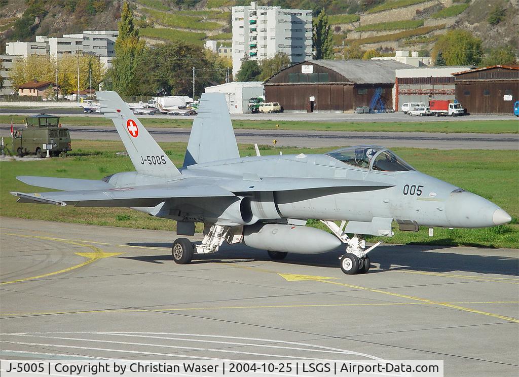 J-5005, McDonnell Douglas F/A-18C Hornet C/N 1327/SFC005, Swiss Air Force