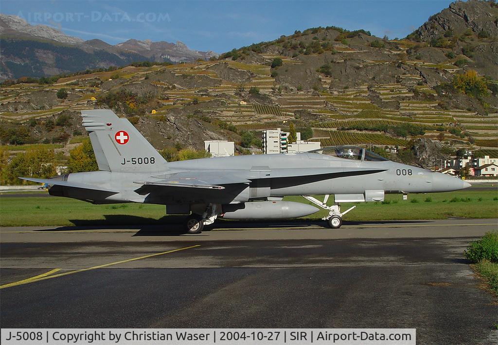 J-5008, McDonnell Douglas F/A-18C Hornet C/N 1336/SFC008, Swiss Air Force
