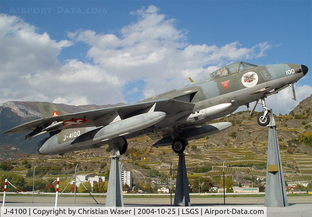 J-4100, Hawker Hunter F.58 C/N 41H-697467, Swiss Air Force