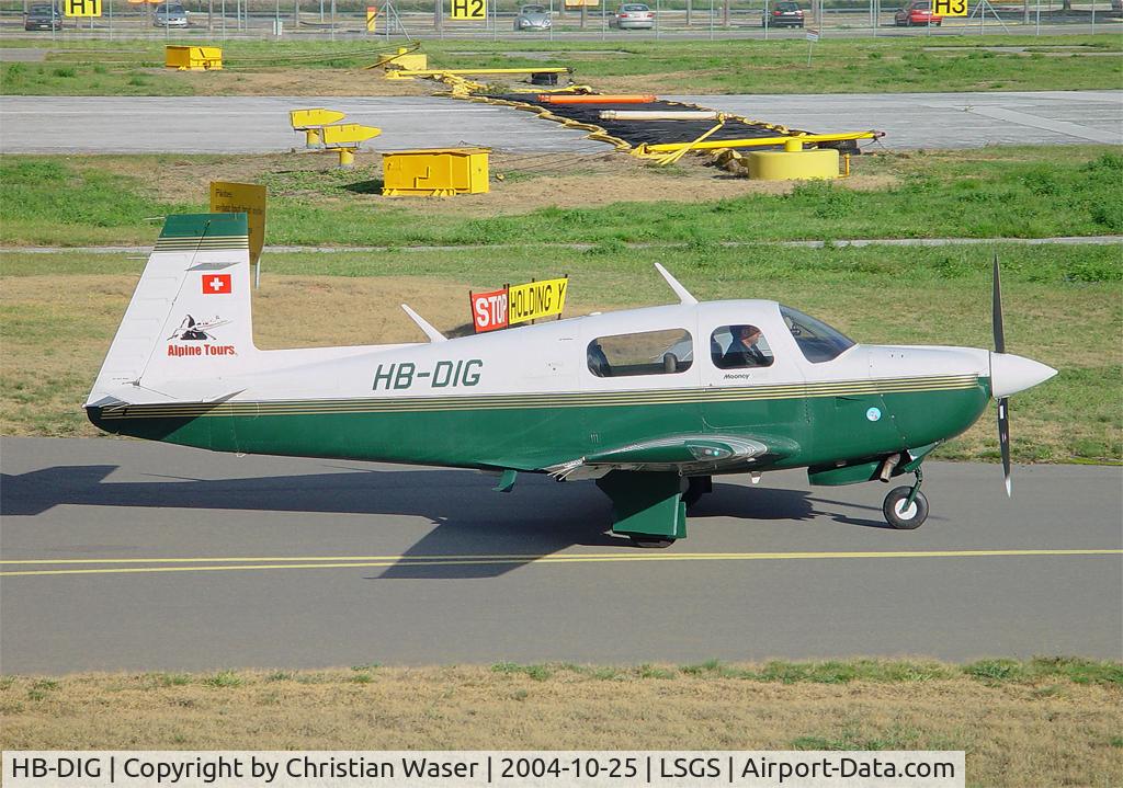 HB-DIG, 1996 Mooney M20J 201 C/N 24-3379, Alpine Tours