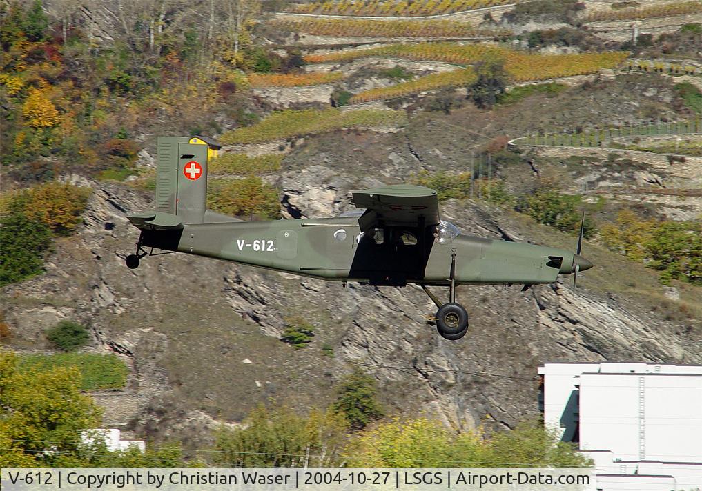 V-612, Pilatus PC-6/B2-H2M Turbo Porter C/N 624, Swiss Air Force