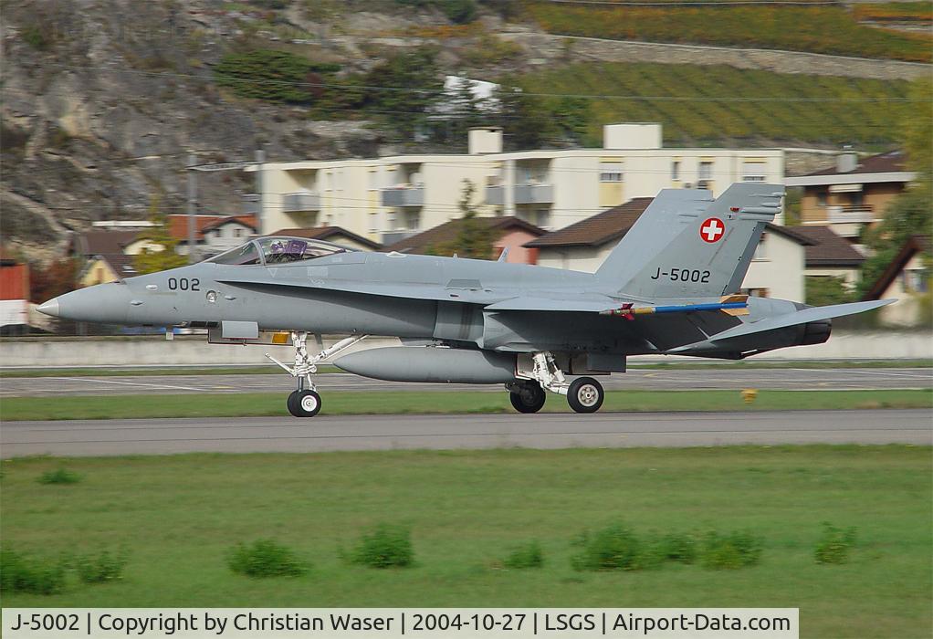 J-5002, McDonnell Douglas F/A-18C Hornet C/N 1315/SFC002, Swiss Air Force