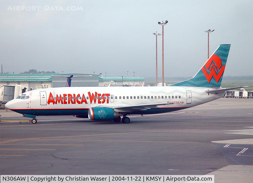 N306AW, 1990 Boeing 737-3G7 C/N 24633, America West