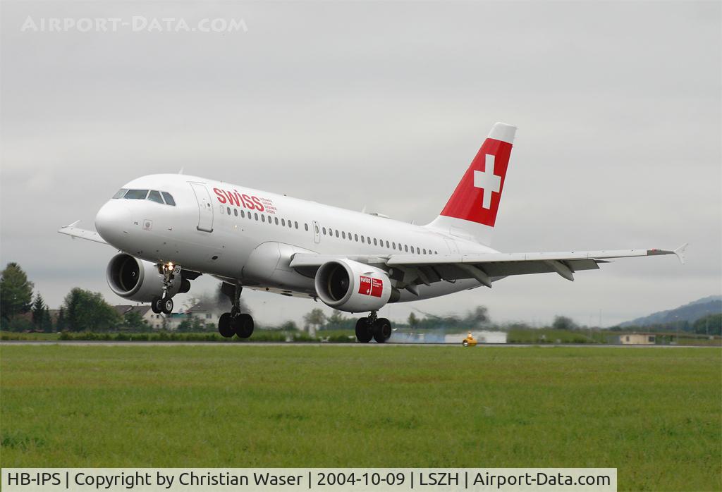 HB-IPS, 1997 Airbus A319-112 C/N 734, Swiss