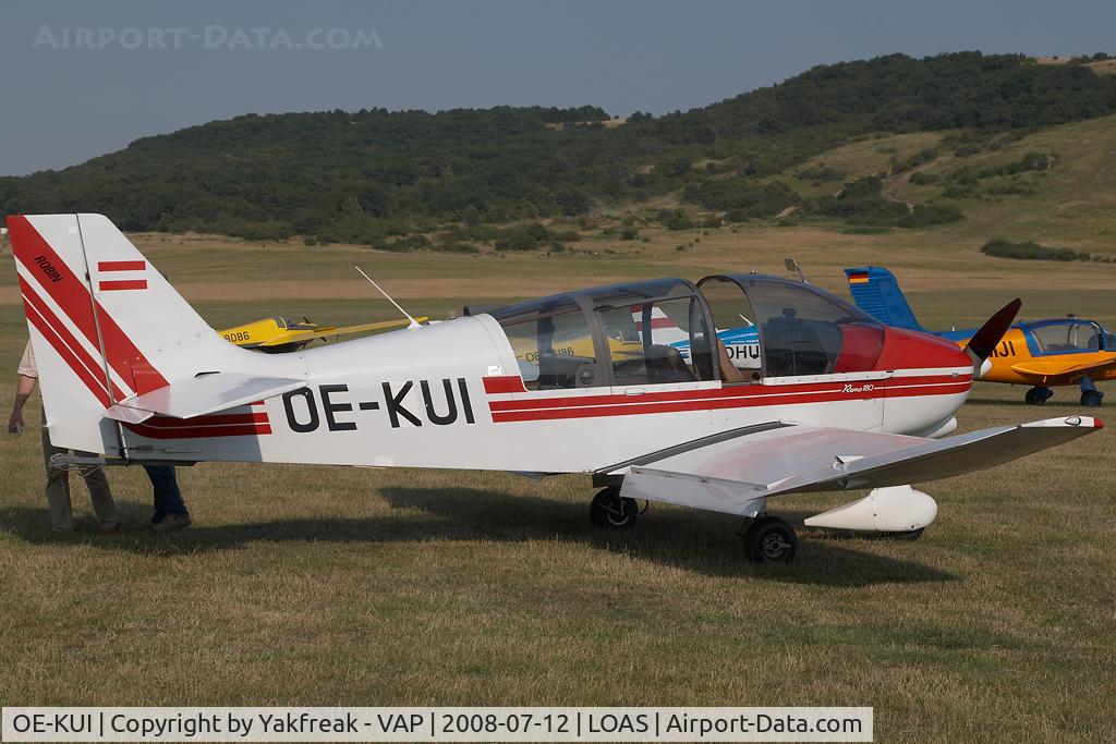 OE-KUI, Robin DR-400-180R Remorqueur Regent C/N 2059, DR400 Robin