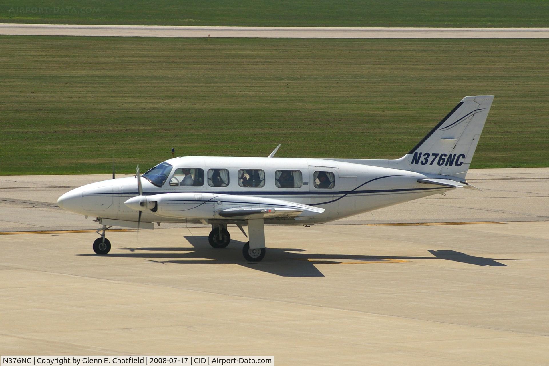 N376NC, 1977 Piper PA-31-350 Chieftain C/N 31-7852048, Seen from my office window