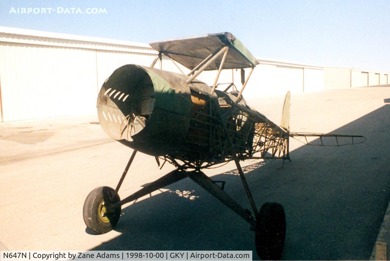 N647N, 1930 Davis D-1-66 C/N 301, A project for the future!  Curly's Davis.