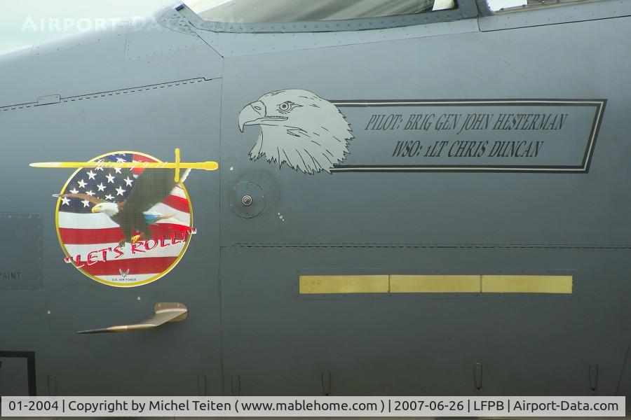 01-2004, 2001 McDonnell Douglas F-15E Strike Eagle C/N 1375/E236, Commander aircraft from 48th FW - Bourget Airshow 2007