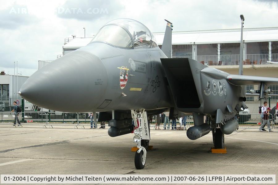 01-2004, 2001 McDonnell Douglas F-15E Strike Eagle C/N 1375/E236, Commander aircraft from 48th FW - Bourget Airshow 2007
