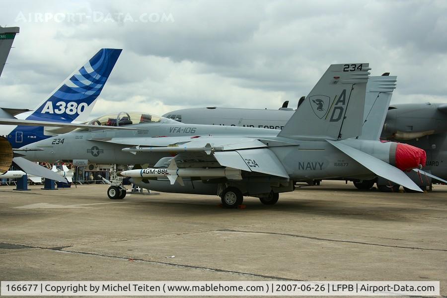 166677, Boeing F/A-18F Super Hornet C/N F155, AD/234 from VFA-106