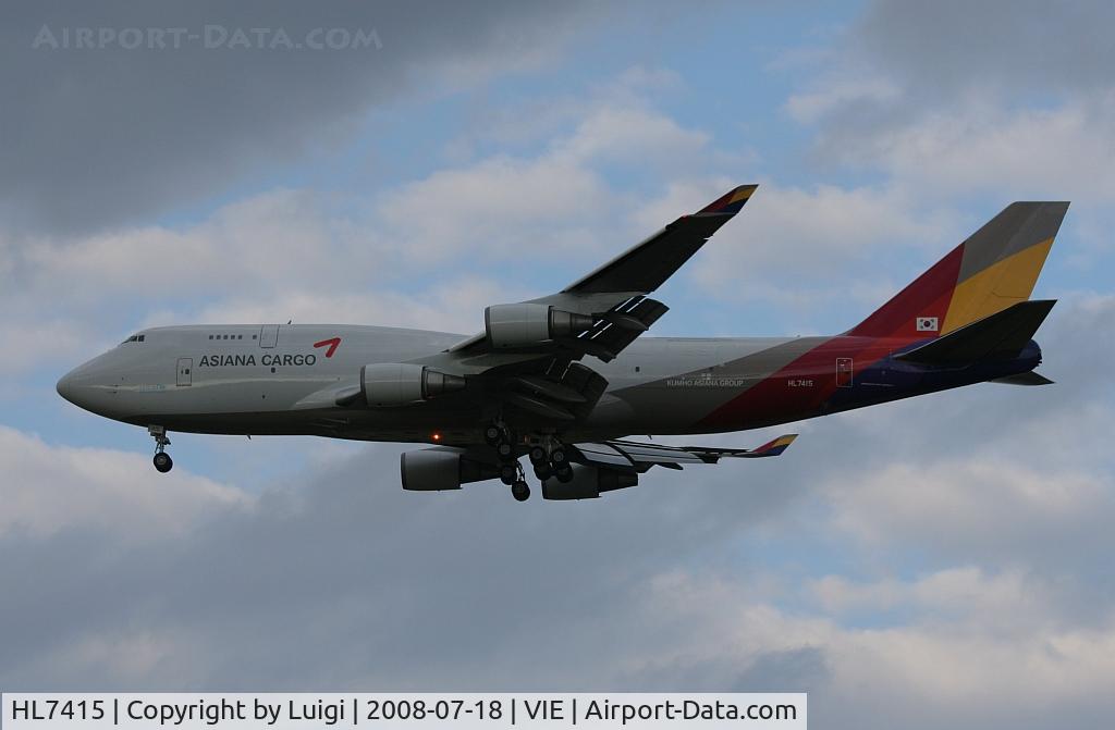 HL7415, 1993 Boeing 747-48EM(BDSF) C/N 25777, Asiaana Cargo