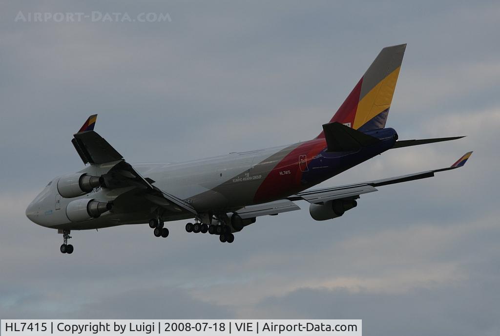 HL7415, 1993 Boeing 747-48EM(BDSF) C/N 25777, Asiana Cargo