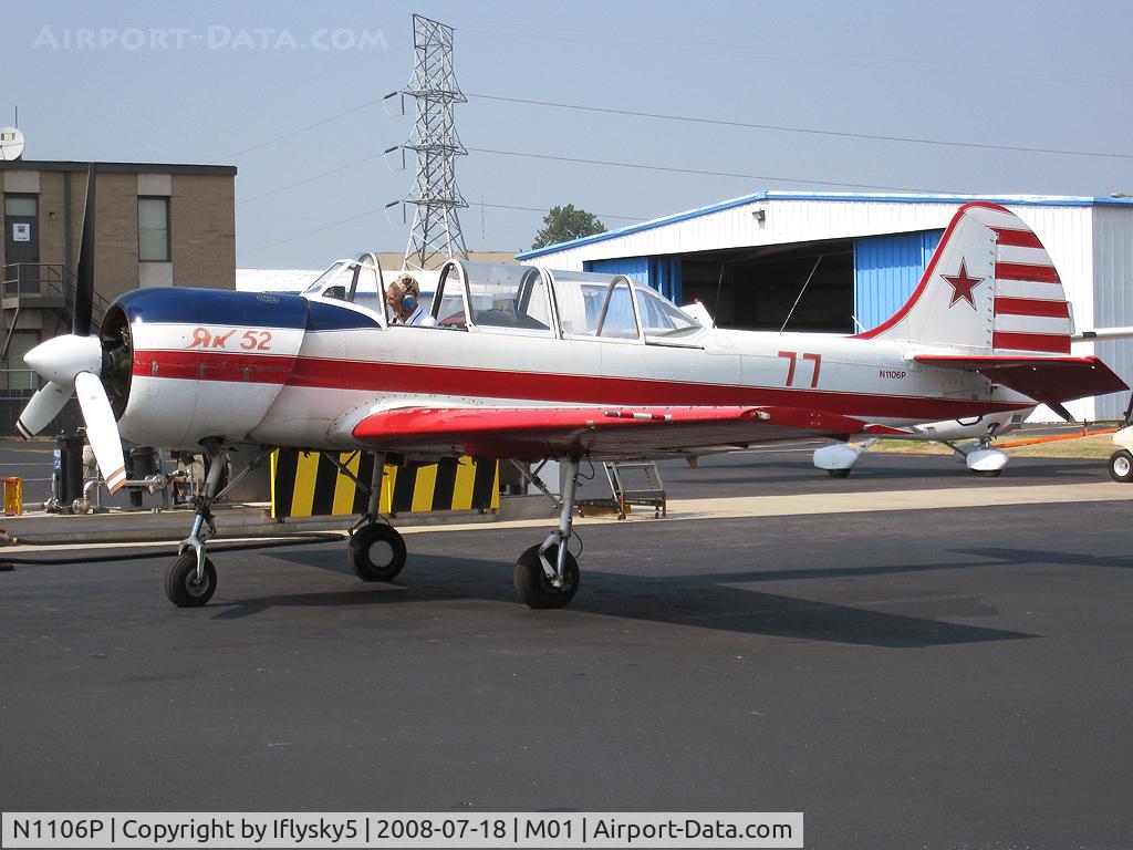 N1106P, 1984 Yakovlev Yak-52 C/N 844411, N1106P YAKOVLEV 52