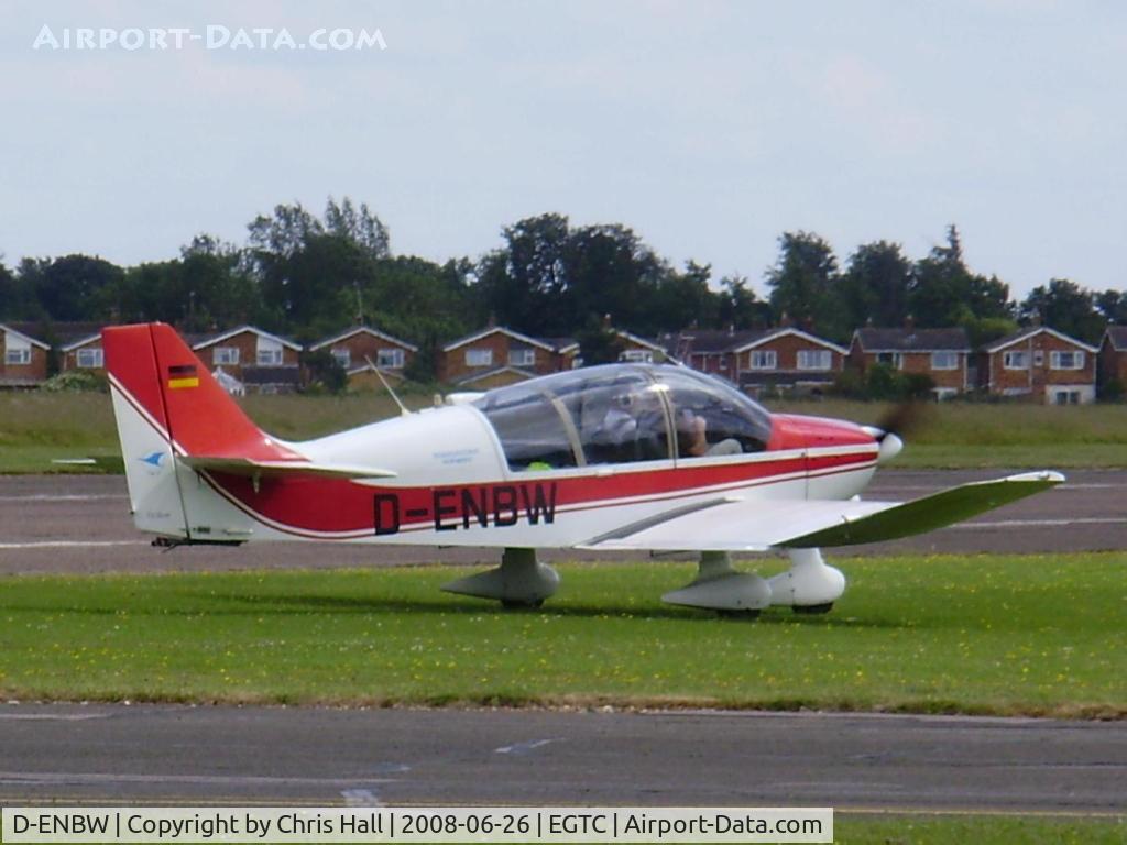 D-ENBW, 1985 Robin DR-400-180R Remorqueur Regent C/N 1715, Robin DR400-180R Remorqueur arrive to tow a lost glider home
