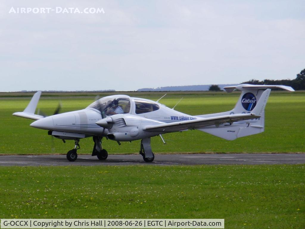 G-OCCX, 2006 Diamond DA-42 Twin Star C/N 42.155, taking another student for a lesson