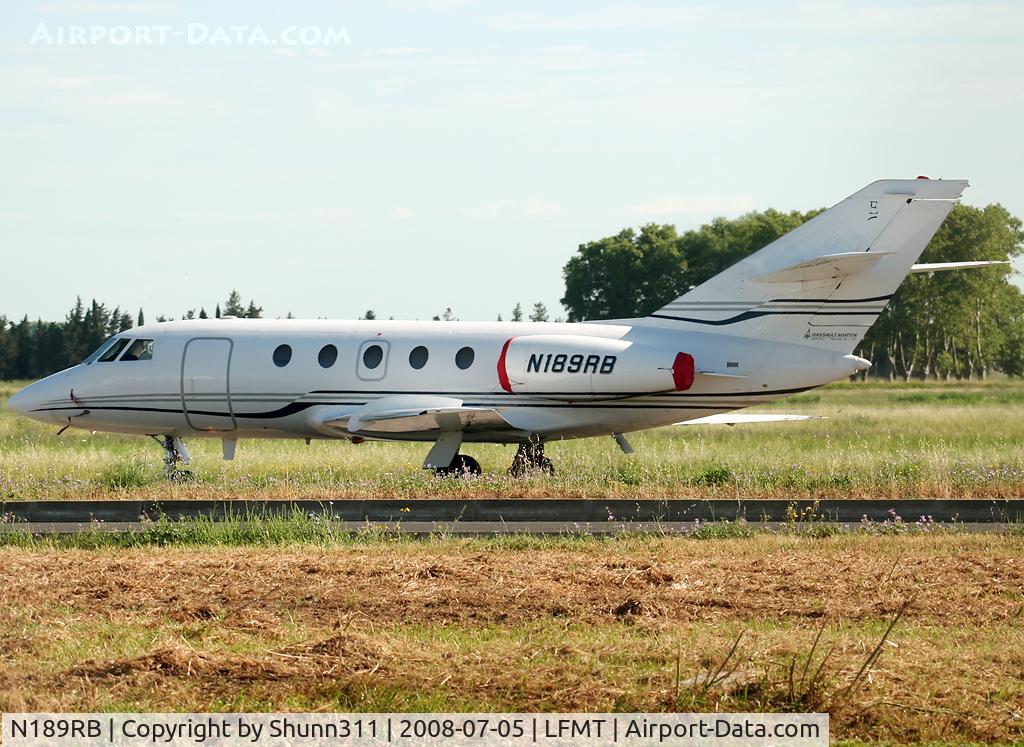 N189RB, 1972 Dassault Falcon (Mystere) 20F C/N 262, Parked at the General Aviation apron...