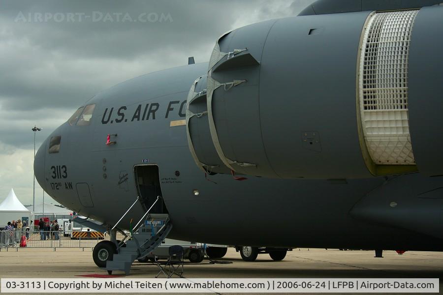 03-3113, 2003 Boeing C-17A Globemaster III C/N P-113, 183rd AS / 173nd AW Mississippi ANG