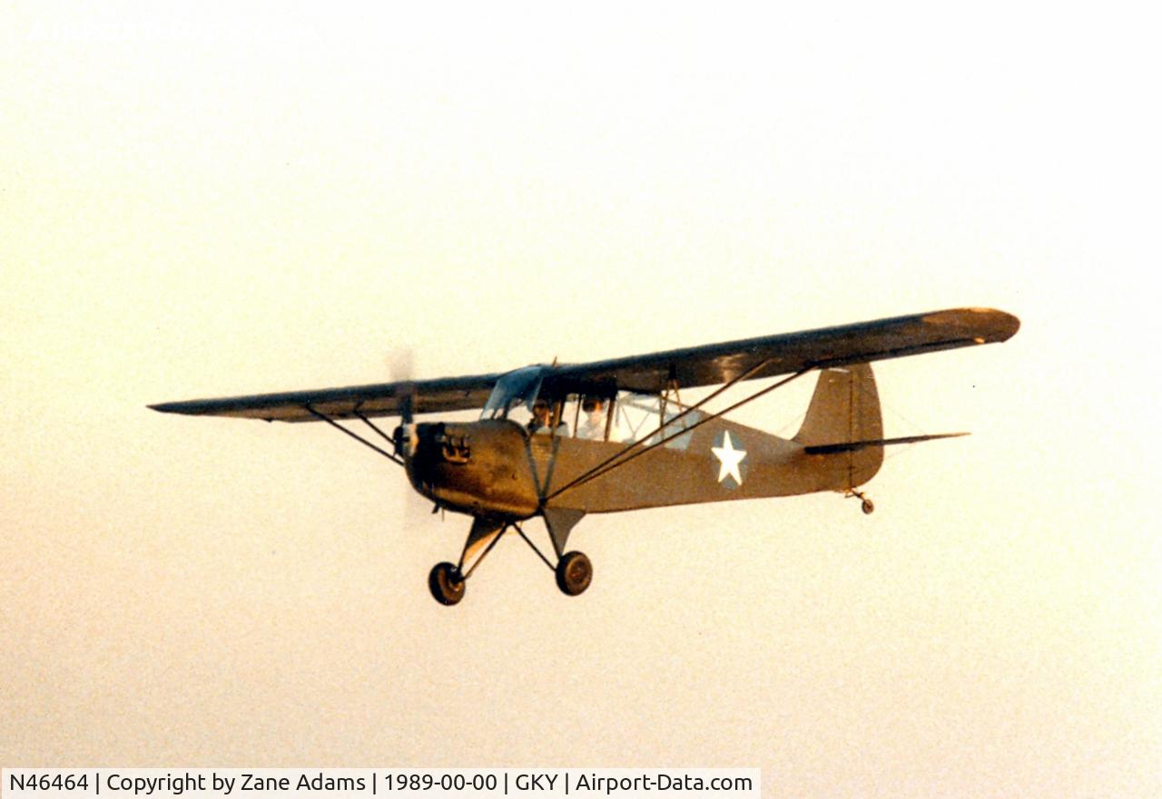 N46464, 1942 Aeronca 0-58B Grasshopper C/N 058B-6782, At Grand Prairie Municipal