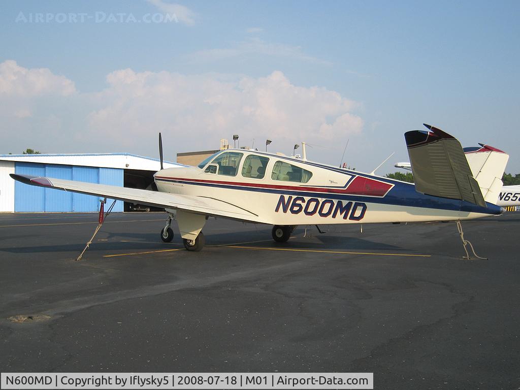 N600MD, 1965 Beech S35 Bonanza C/N D-7803, N600MD BEECH S35