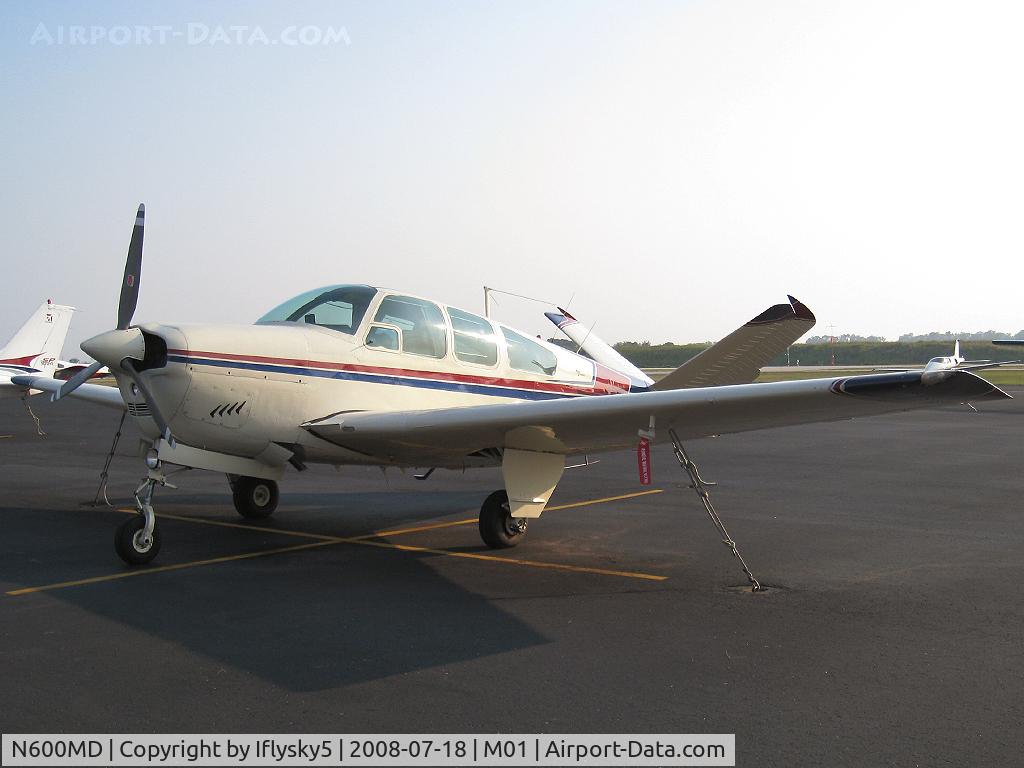N600MD, 1965 Beech S35 Bonanza C/N D-7803, N600MD BEECH S35
