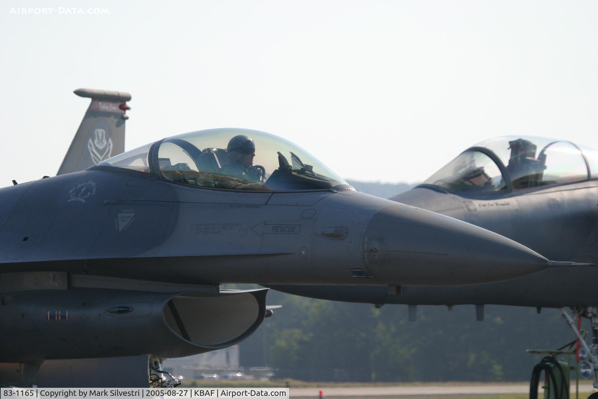 83-1165, 1983 General Dynamics F-16C Fighting Falcon C/N 5C-48, Barnes 2005