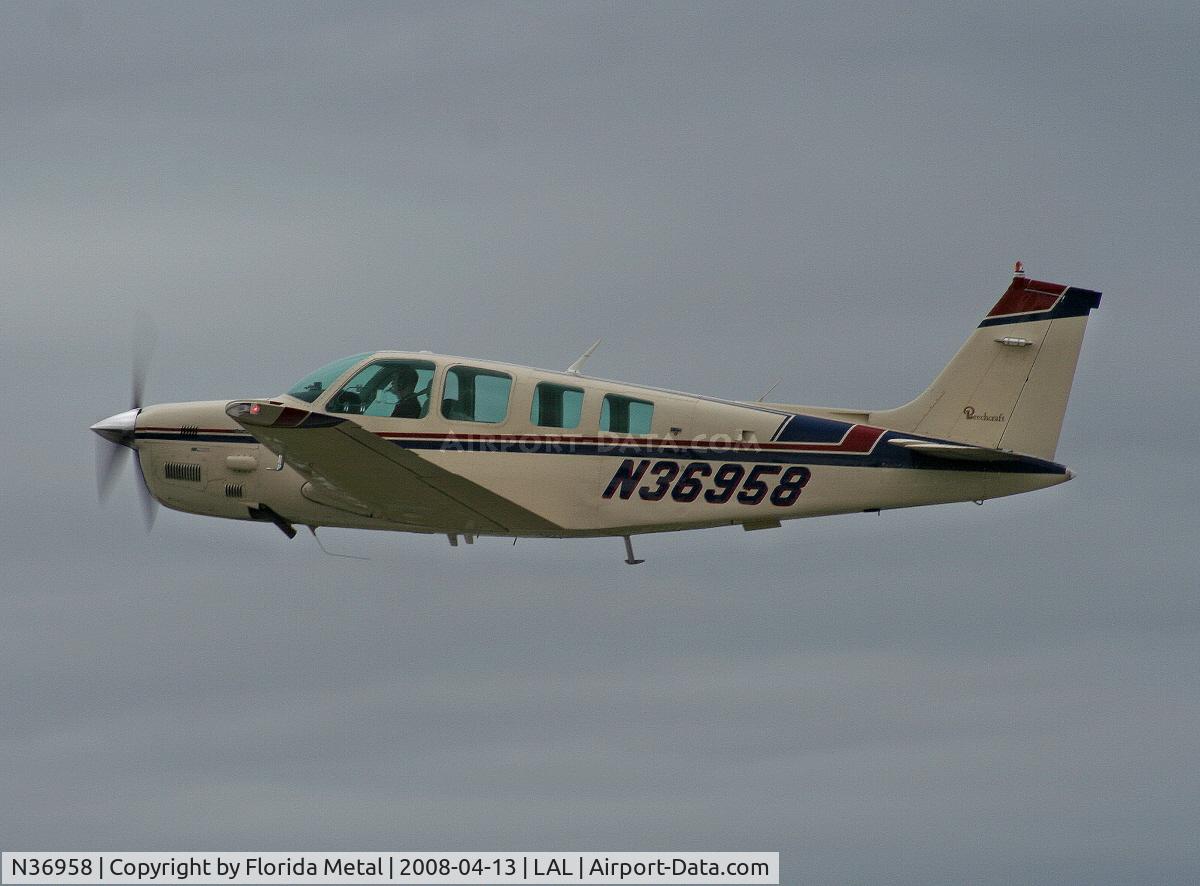 N36958, 1980 Beech A36TC Bonanza 36 C/N EA-137, Beech A36
