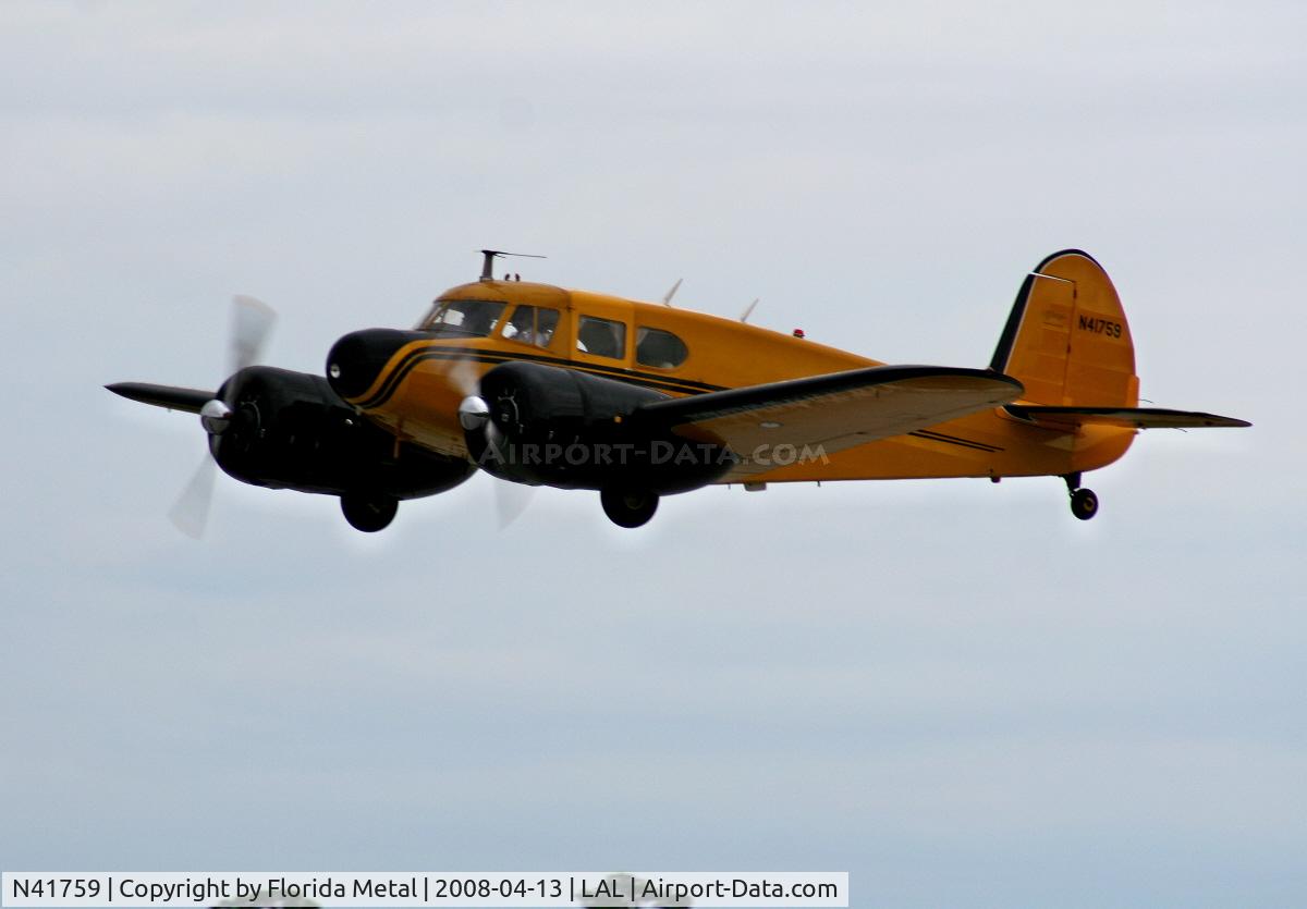 N41759, 1944 Cessna UC-78 (T-50) Bobcat C/N 5807, Cessna T-50 Bobcat
