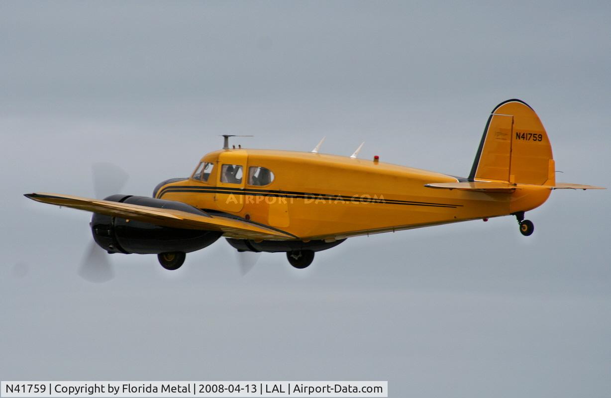 N41759, 1944 Cessna UC-78 (T-50) Bobcat C/N 5807, Cessna T-50 Bobcat